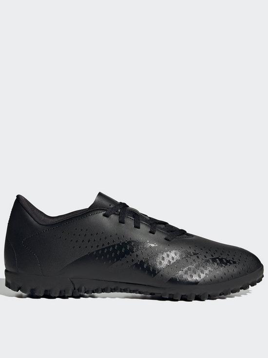 front image of adidas-mens-predator-204-astro-turf-football-boot-black