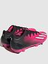  image of adidas-mens-x-speed-form2-firm-ground-football-boot-pink