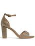  image of new-look-glitter-2-part-square-open-toe-block-heel-sandals-gold