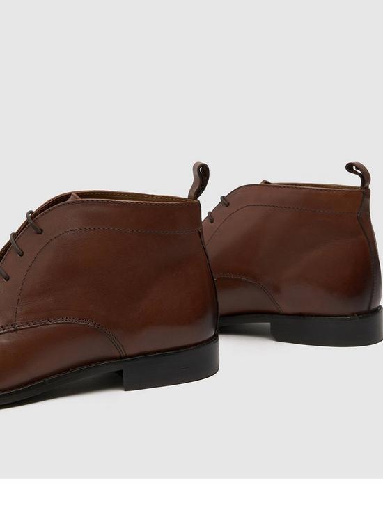 stillFront image of schuh-dez-smart-chukka-boots-brown