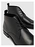  image of schuh-dez-smart-chukka-boots-black