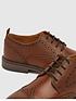  image of schuh-rafe-leather-brogue-shoes