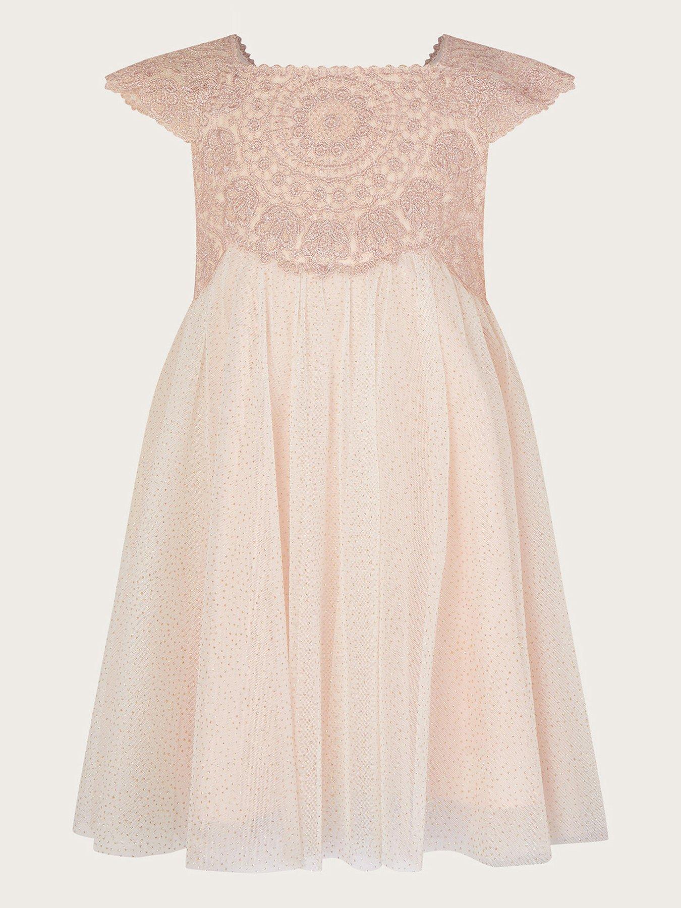 Monsoon pink 2024 lace dress