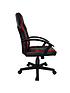  image of brazen-valor-mid-back-pc-gaming-chair-red
