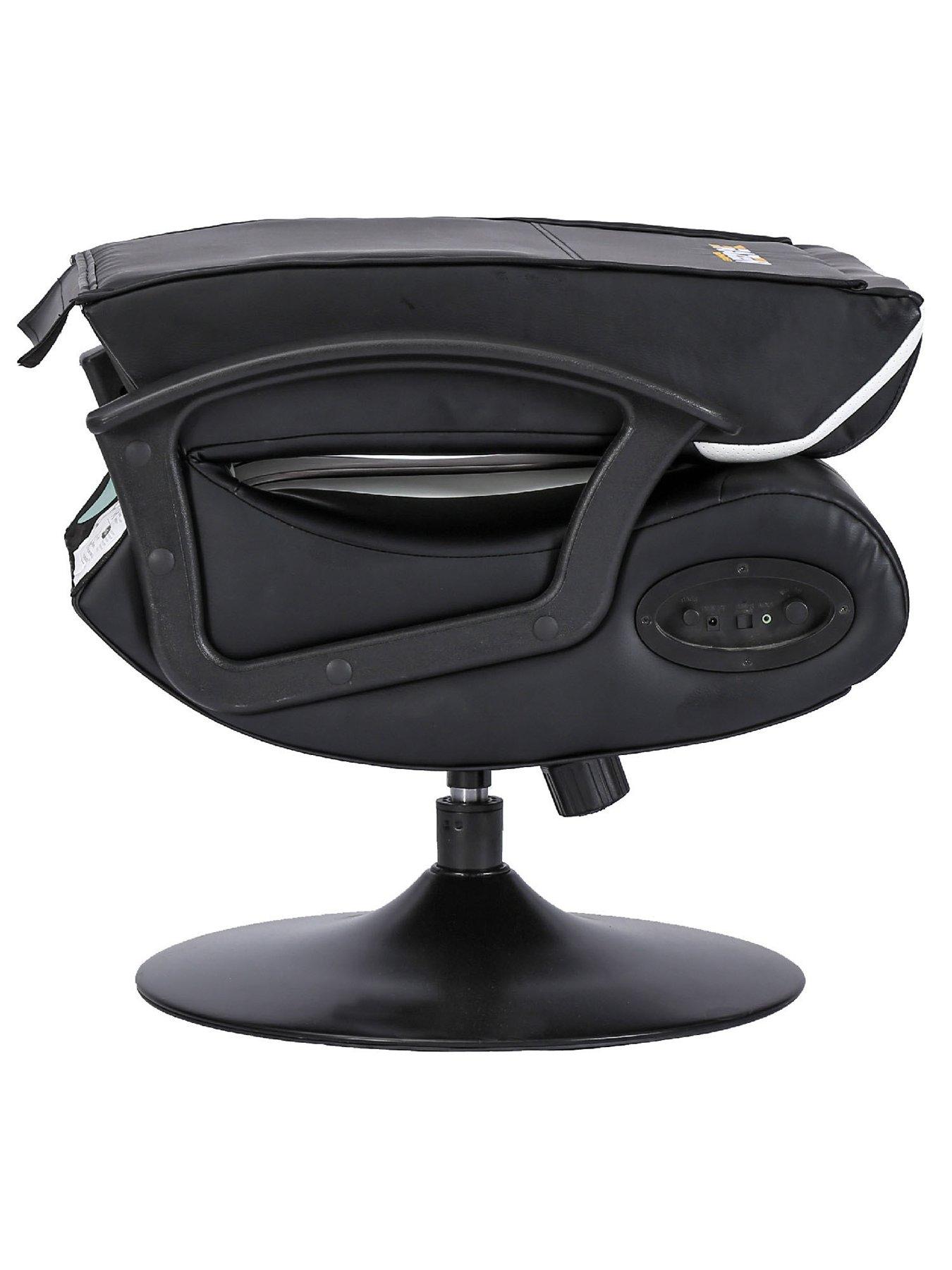 Image 5 of 5 of BraZen Stag 2.1 Bluetooth Surround Sound Gaming Chair - White