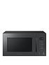  image of samsung-glass-front-ms23t5018aceu-23-litre-solo-microwave-charcoal
