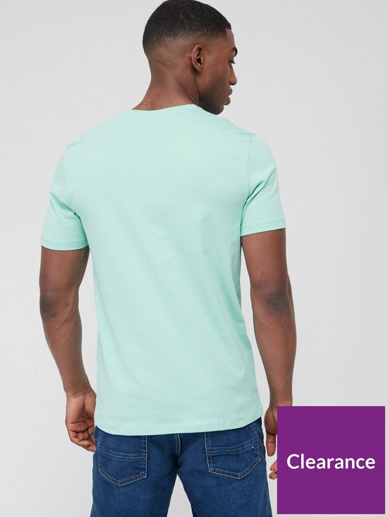 stillFront image of boss-tales-relaxed-fit-t-shirt-open-blue