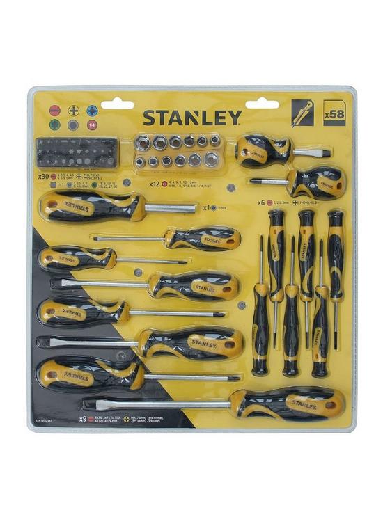 front image of stanley-essential-58pc-screwdriver-set-stht0-62147
