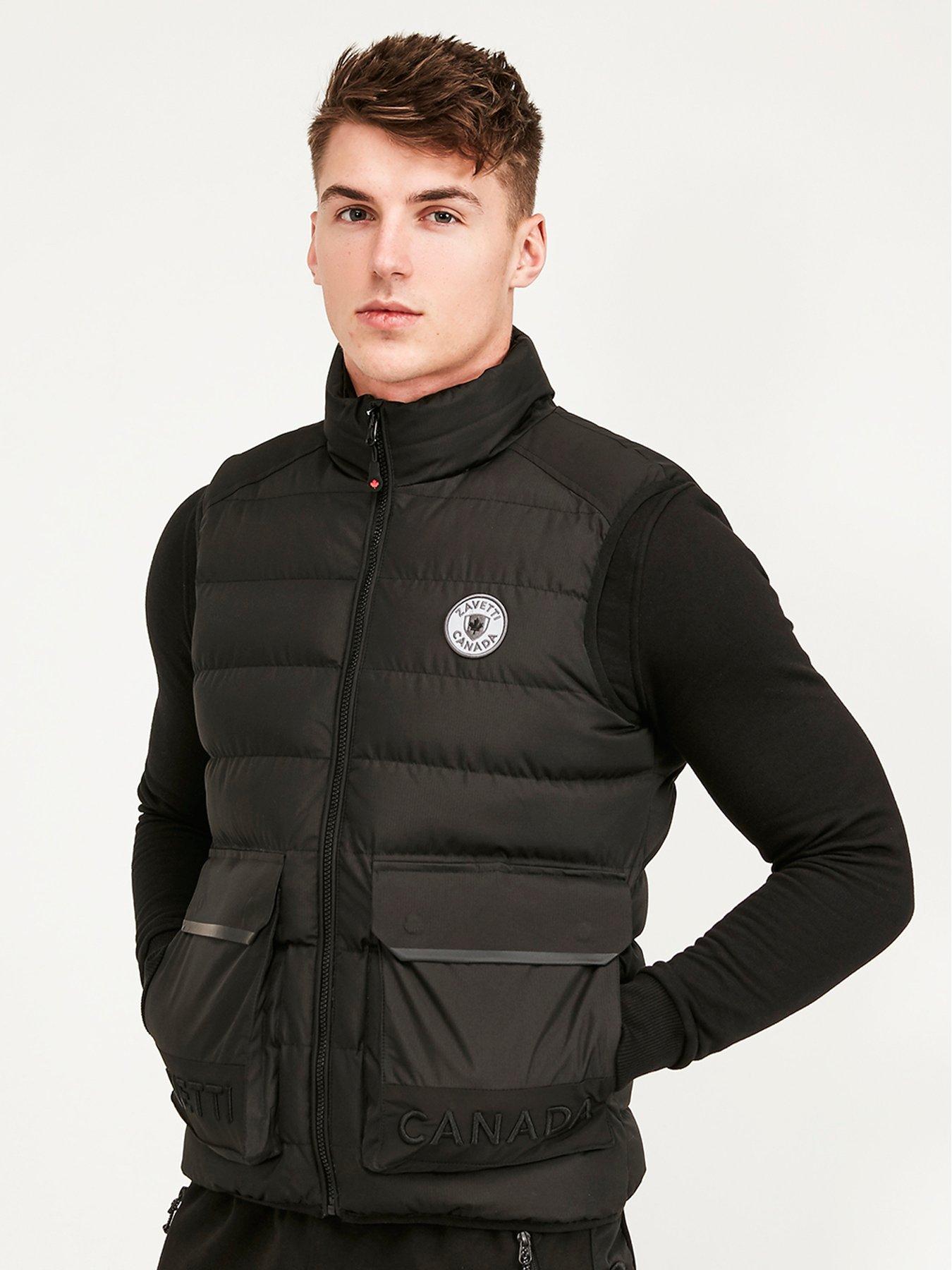  image of zavetti-canada-vicello-puffer-gilet-black