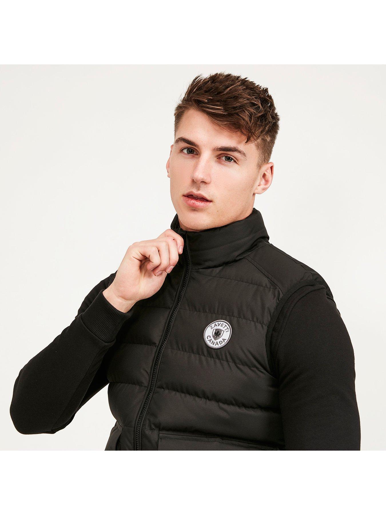  image of zavetti-canada-vicello-puffer-gilet-black