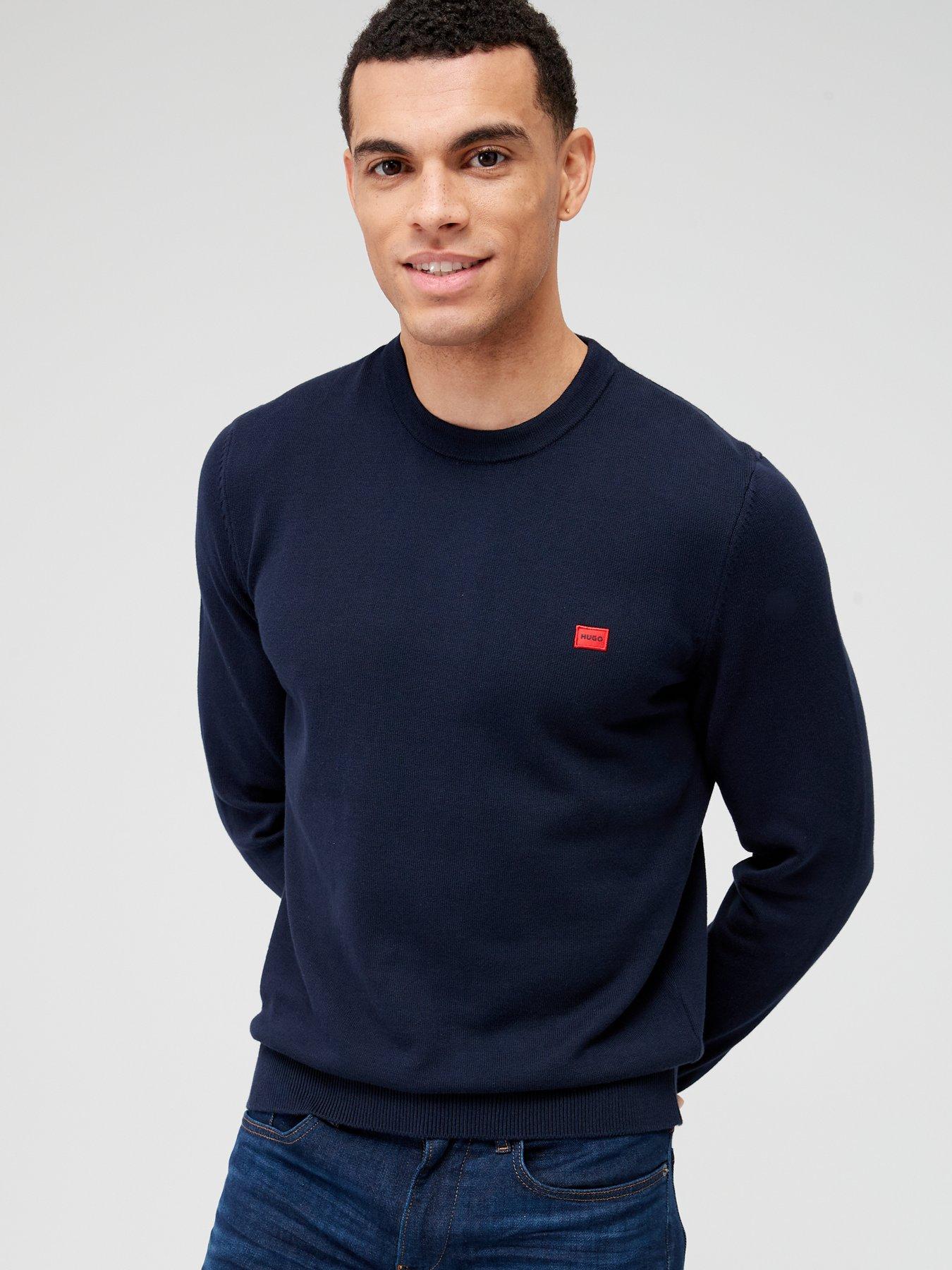 undefined San Cassius-C1 Crew Neck Jumper - Navy