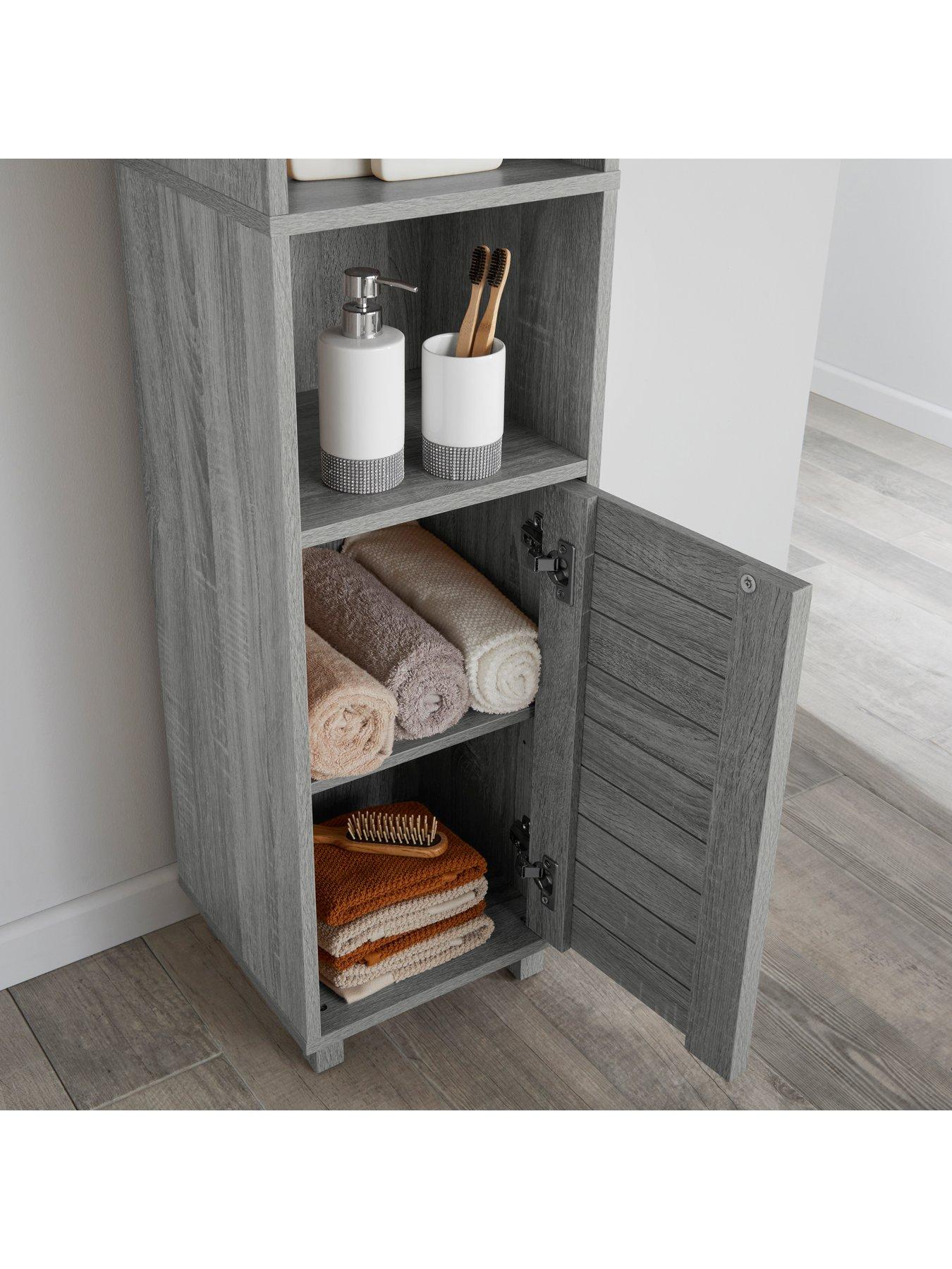  image of lloyd-pascal-canyon-grey-bathroomnbsptallboy