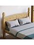  image of vida-designs-corona-solid-pine-bed-frame-low-foot-end