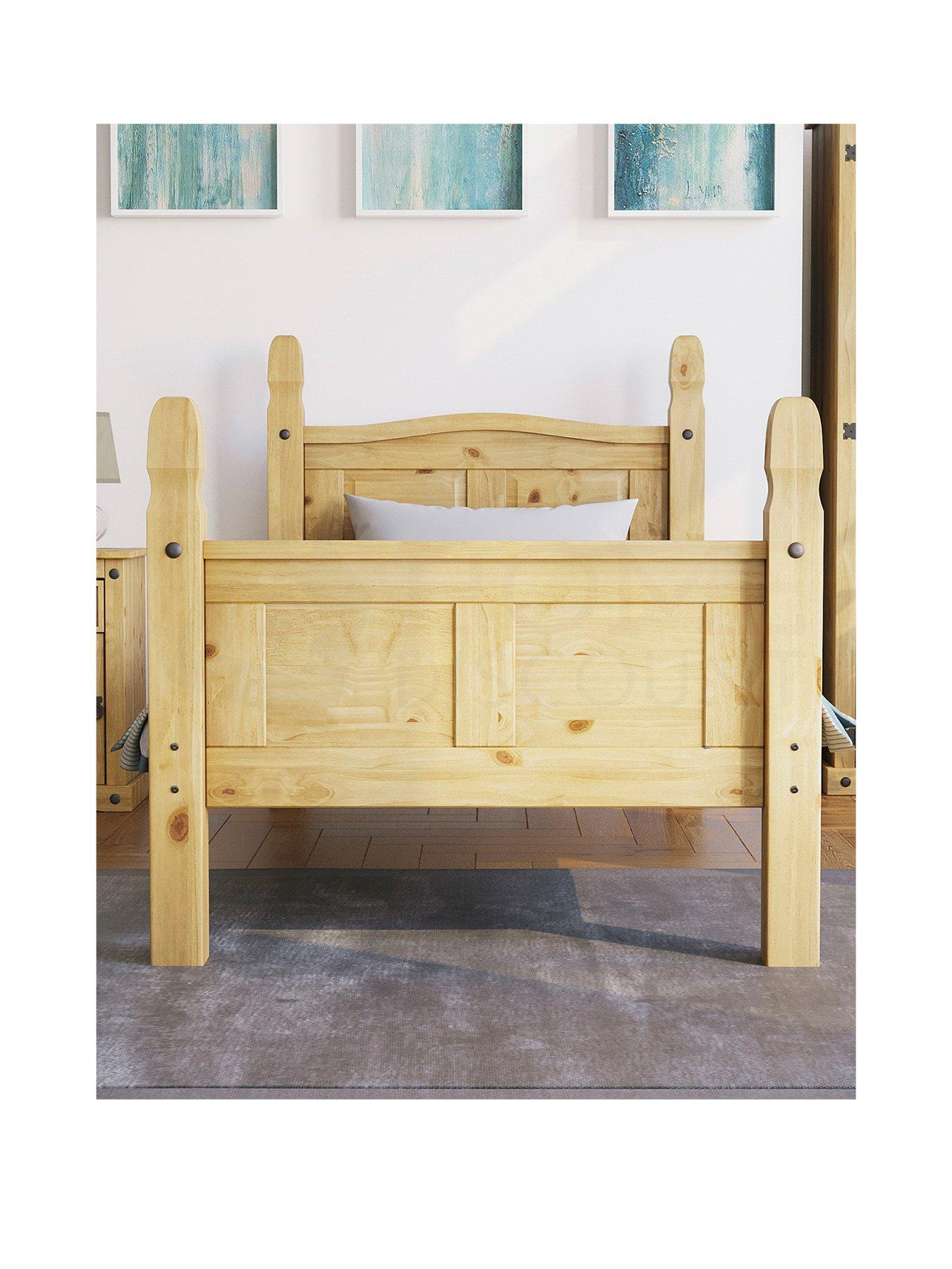Image 3 of 6 of Vida Designs Corona Solid Pine&nbsp;Bed Frame&nbsp;-&nbsp;High Foot End