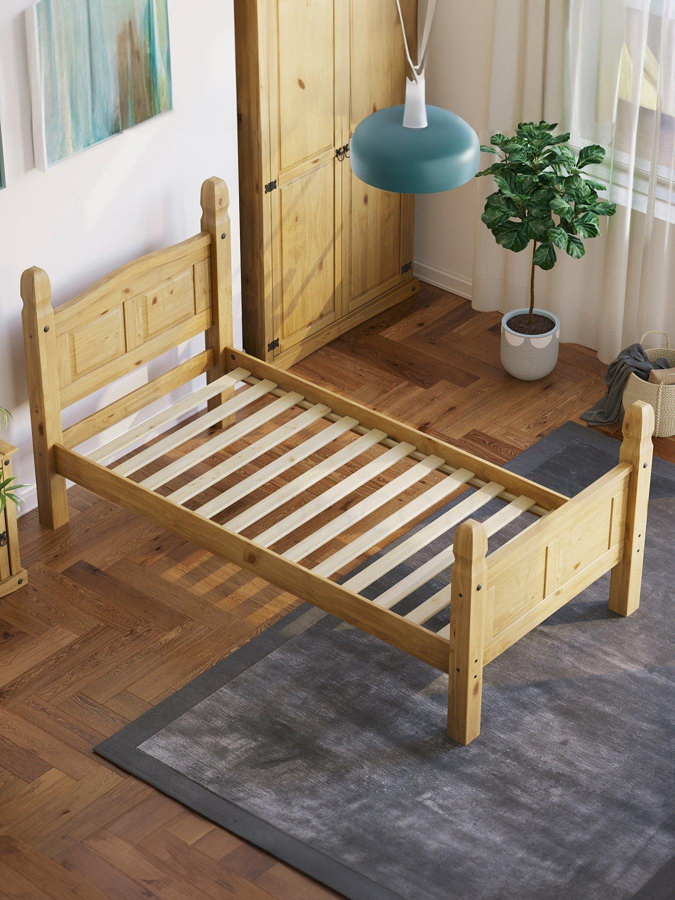 Image 4 of 6 of Vida Designs Corona Solid Pine&nbsp;Bed Frame&nbsp;-&nbsp;High Foot End