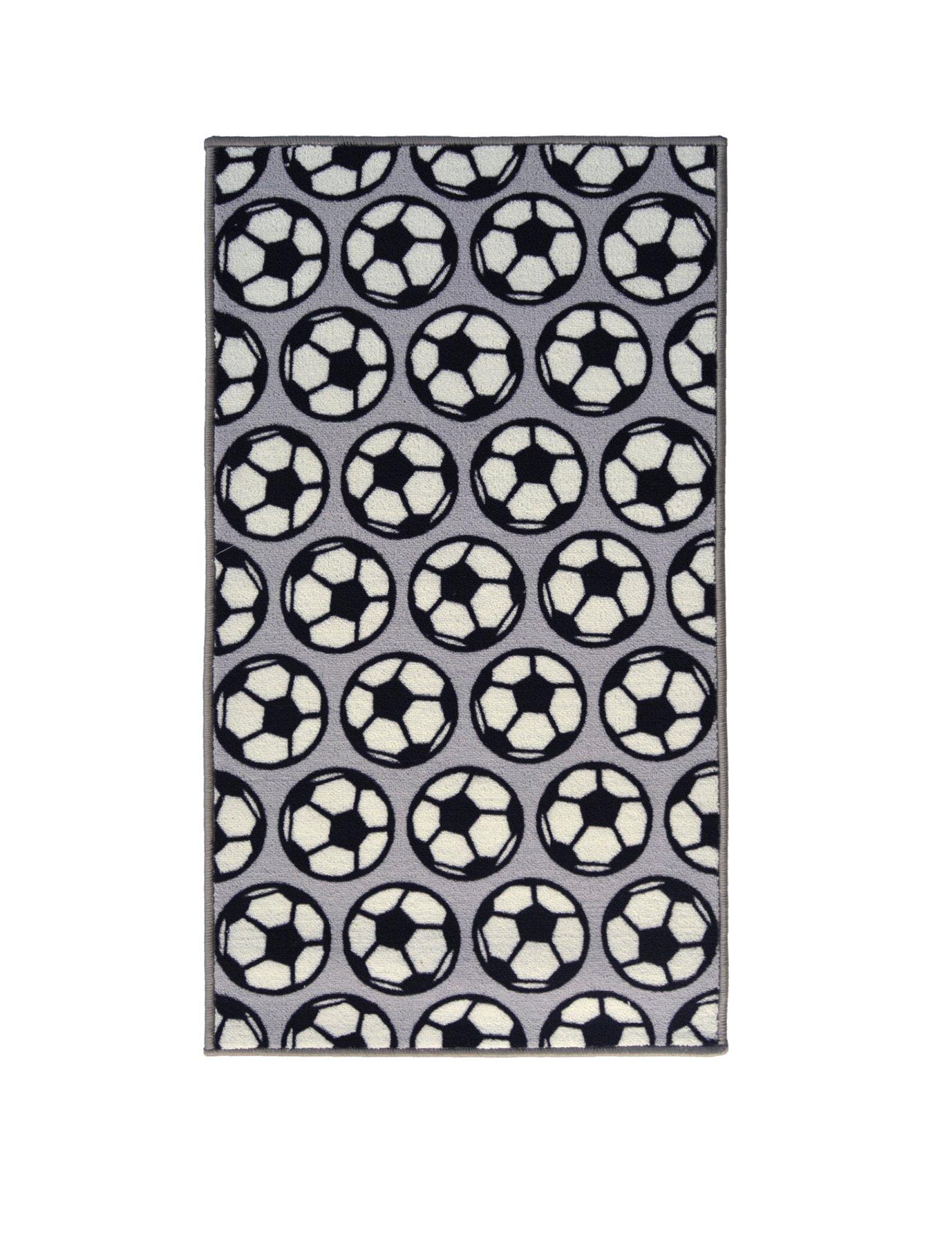 Image 2 of 4 of Football Rug - Grey