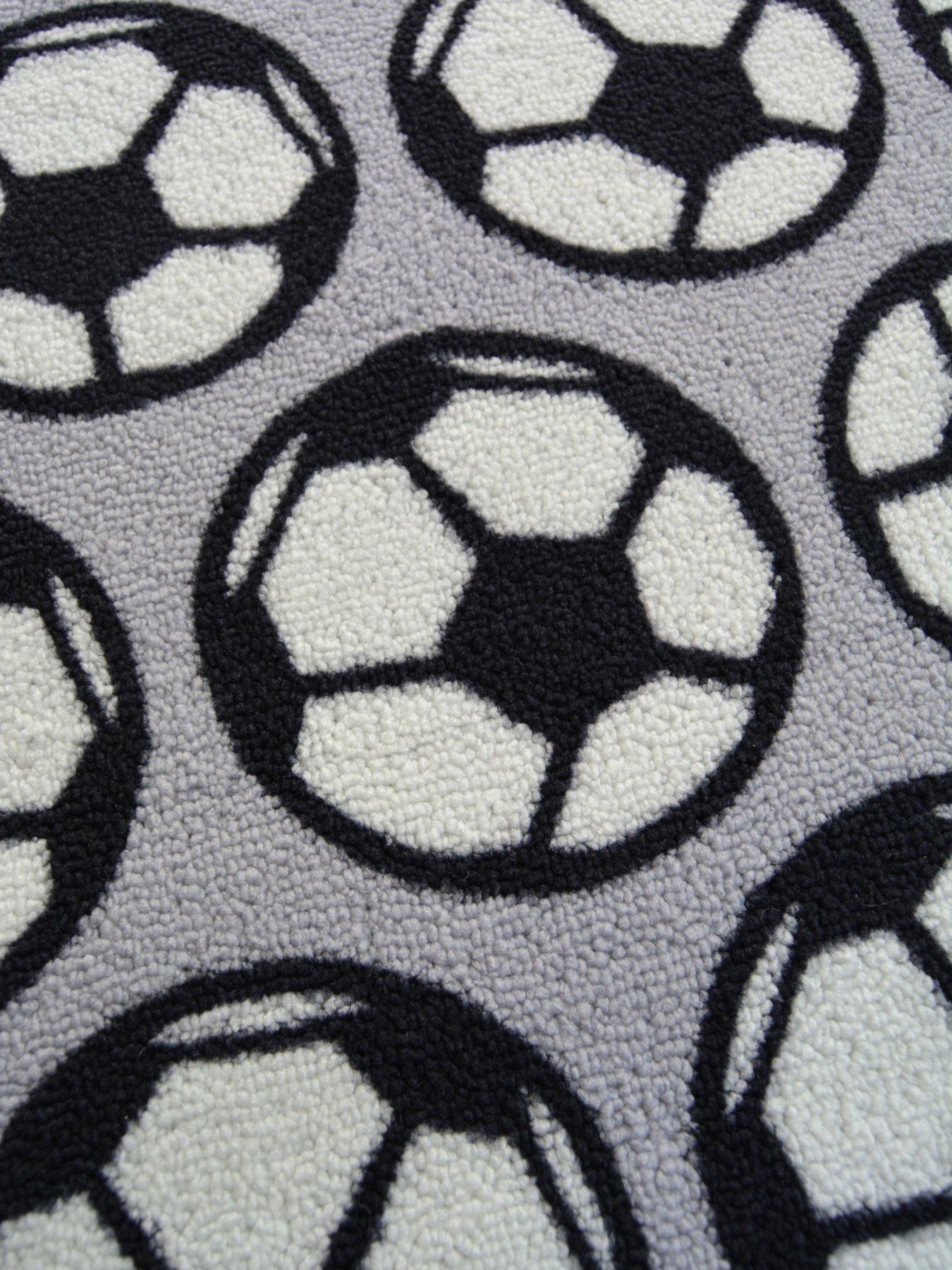 Image 3 of 4 of Football Rug - Grey