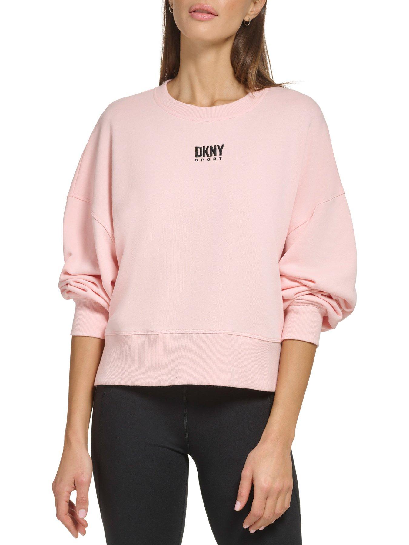 dkny pink sweatshirt