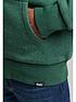  image of superdry-borg-lined-zip-thru-hoodie-green