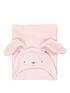  image of mamas-papas-bunny-hooded-towel-pink