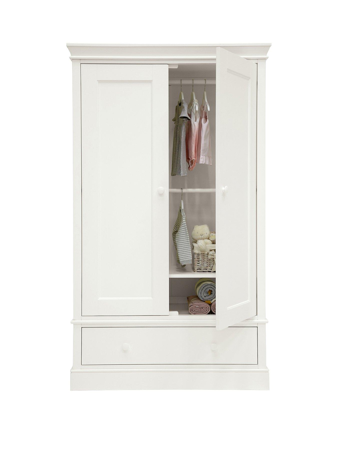  image of mamas-papas-oxford-wardrobe-white