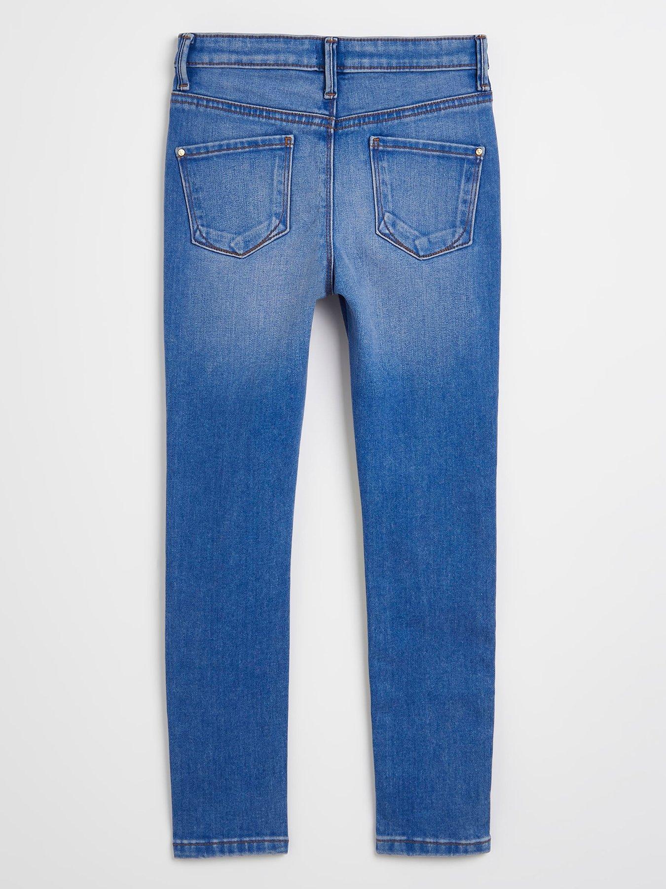 River Island Molly Skinny Jeans in Blue