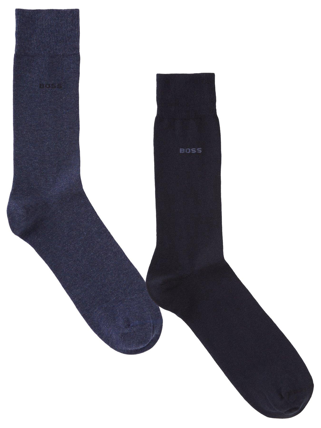 front image of boss-bodywear-2-pack-sport-sock-blue
