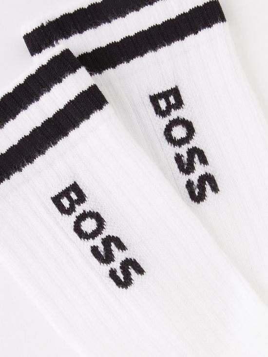 stillFront image of boss-bodywear-rib-stripe-sock