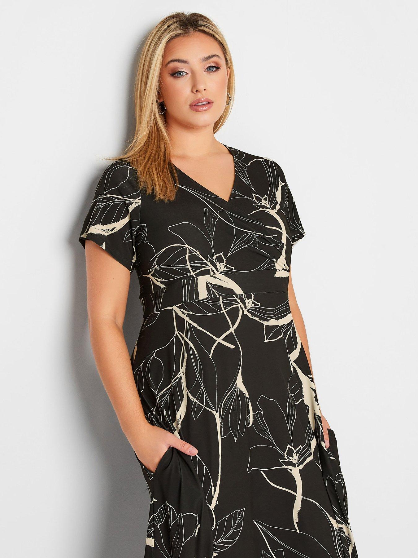  image of yours-linear-floral-dress