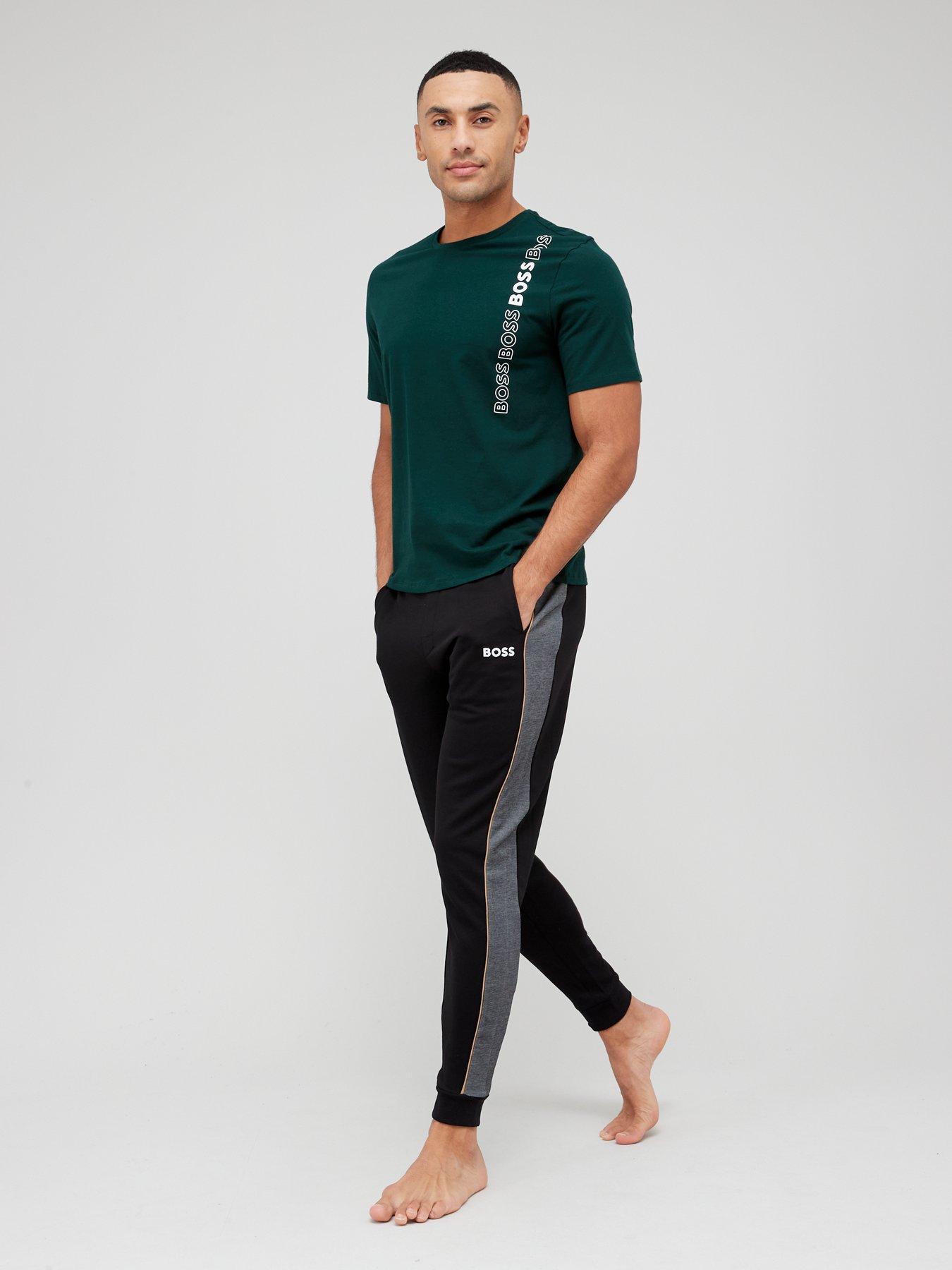  image of boss-bodywear-tracksuit-lounge-pants-black