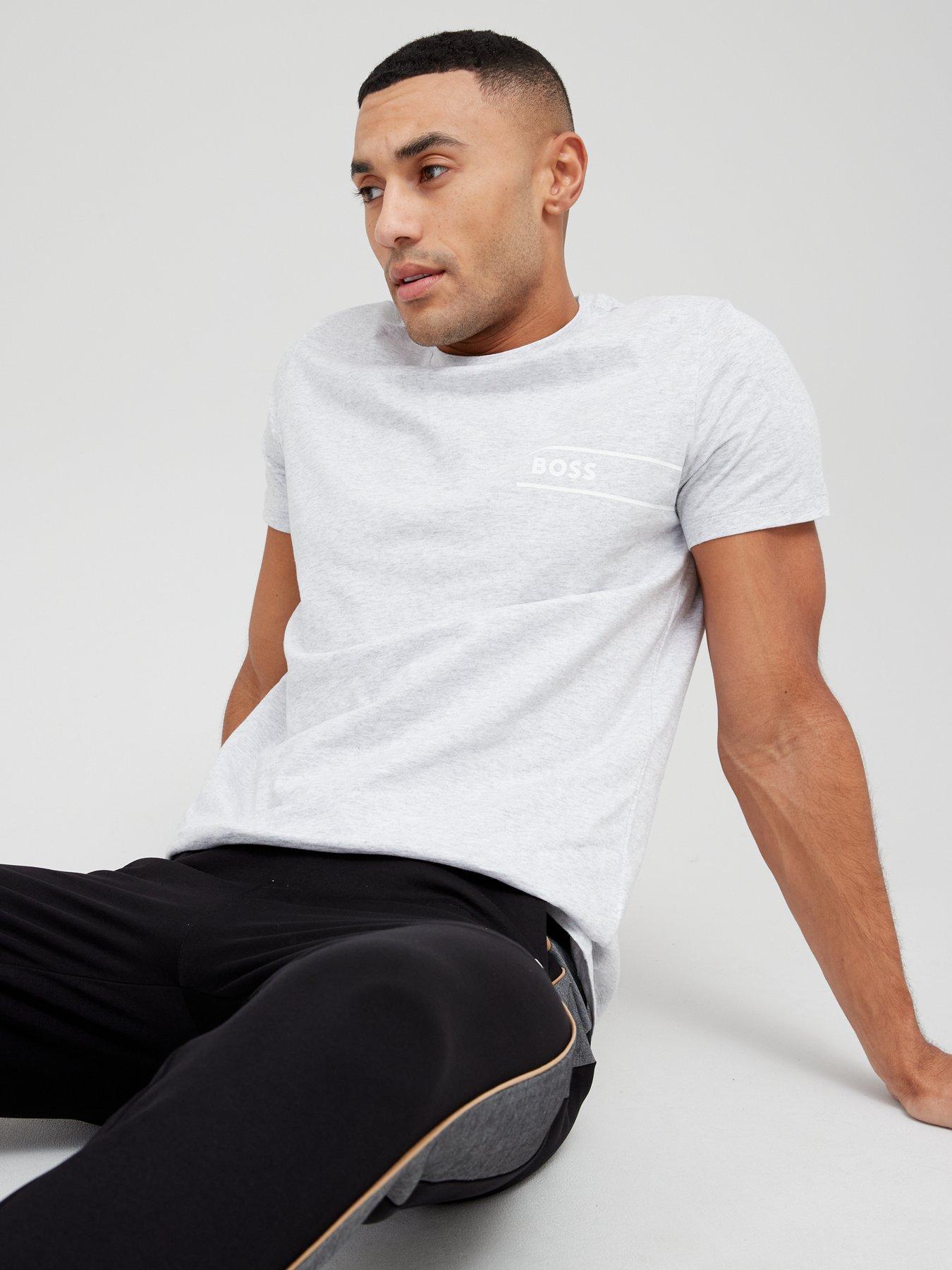  image of boss-bodywear-24-lounge-t-shirt-greynbsp