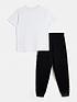  image of river-island-boys-monogram-jogger-outfit-white