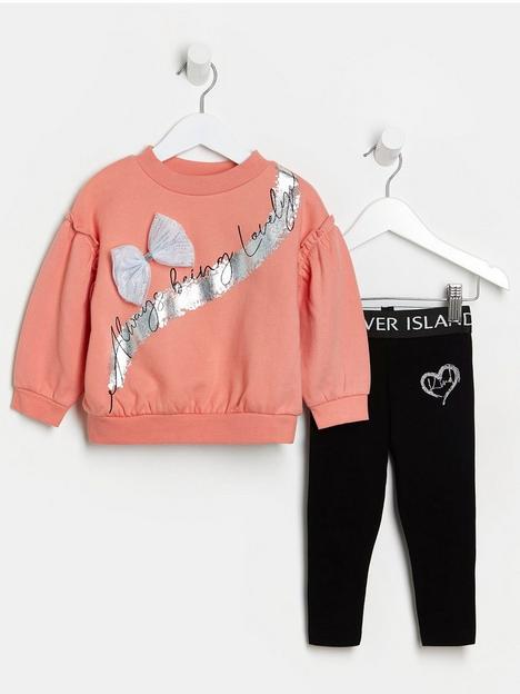 river-island-mini-mini-girls-bow-print-sweatshirt-outfit-coral