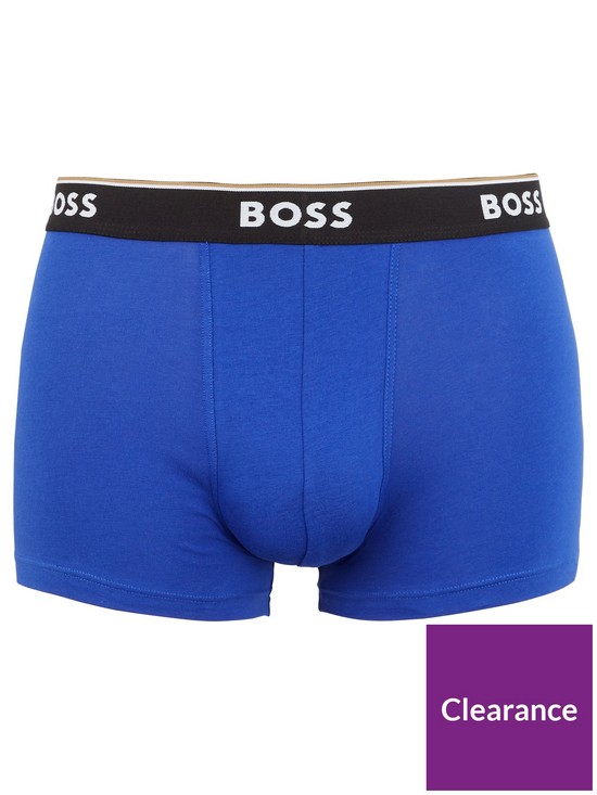 stillFront image of boss-bodywear-3-pack-power-trunks-multi