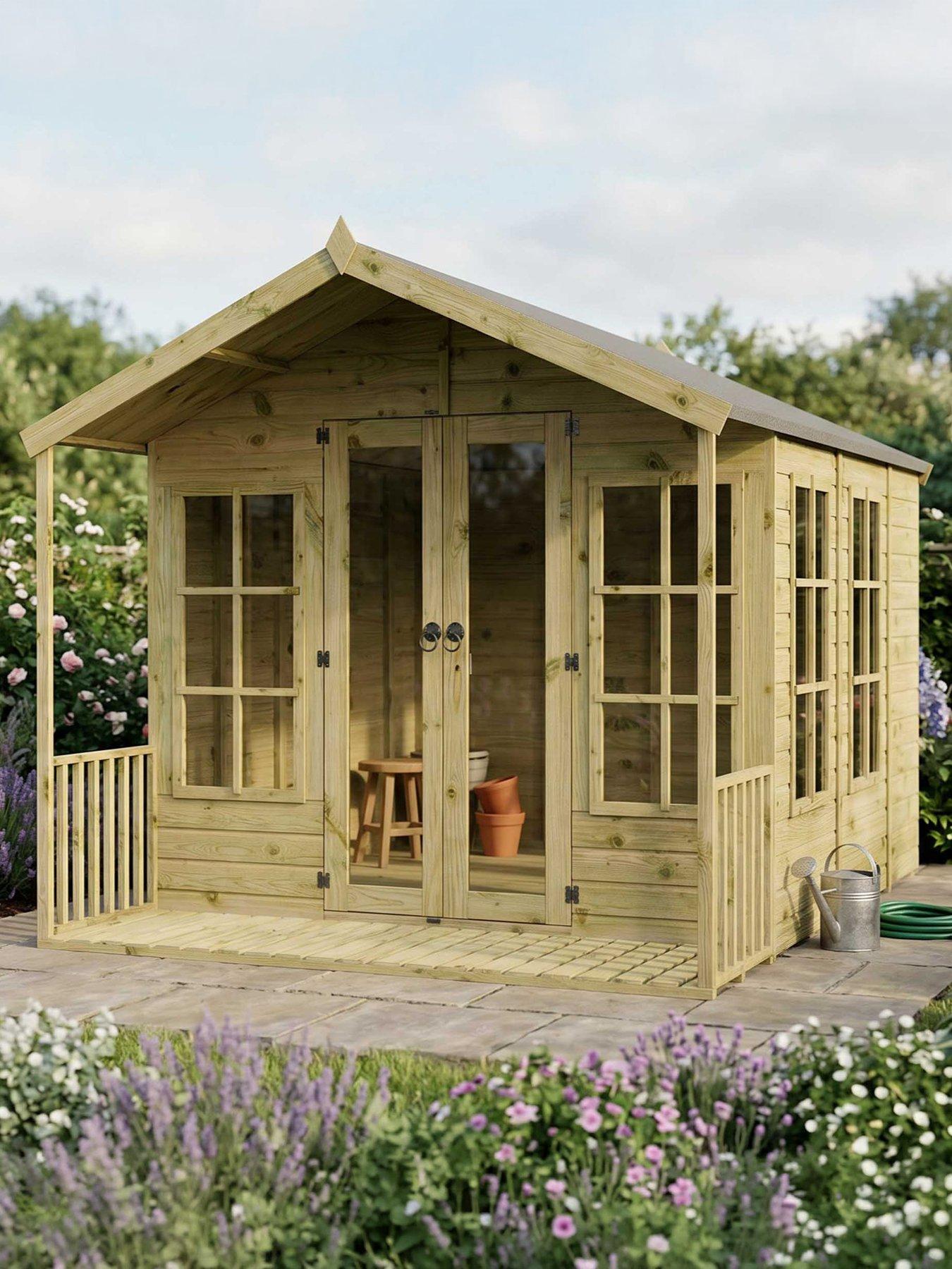 MERCIA 10 x 8ft Premium Traditional Summerhouse - PEFC Certified