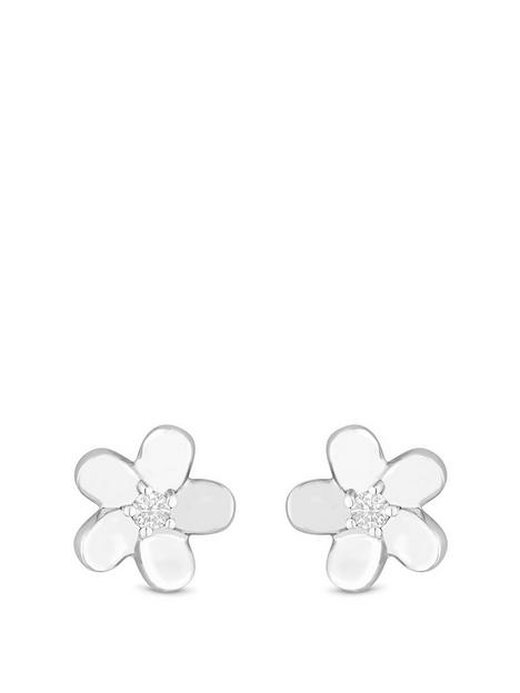 simply-silver-sterling-silver-925-cubic-zirconia-flower-stud-earrings