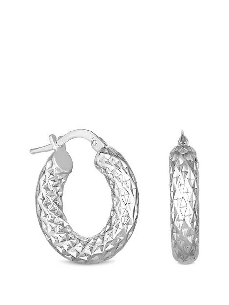 simply-silver-sterling-silver-925-chunky-diamond-cut-hoop-earrings