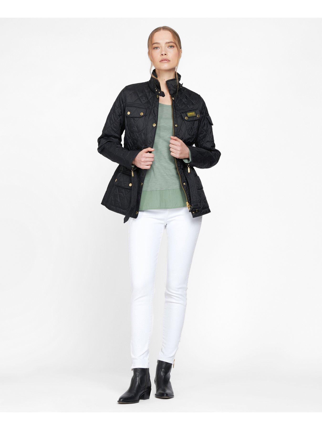 Barbour international best sale quilted jacket womens