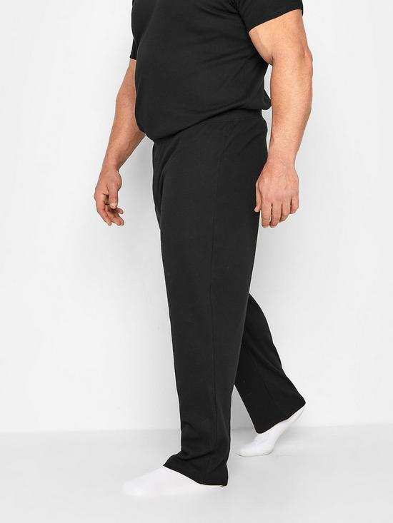 front image of badrhino-thermal-trousers-black