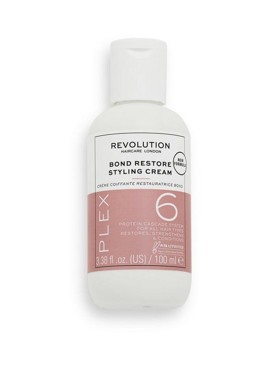 front image of revolution-beauty-london-revolution-haircare-plex-6-bond-restore-styling-cream-100ml