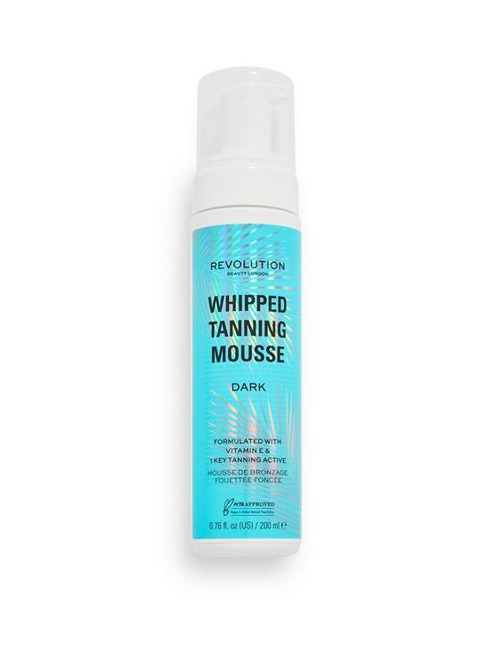 front image of revolution-beauty-london-revolution-beauty-whipped-tanning-mousse-dark