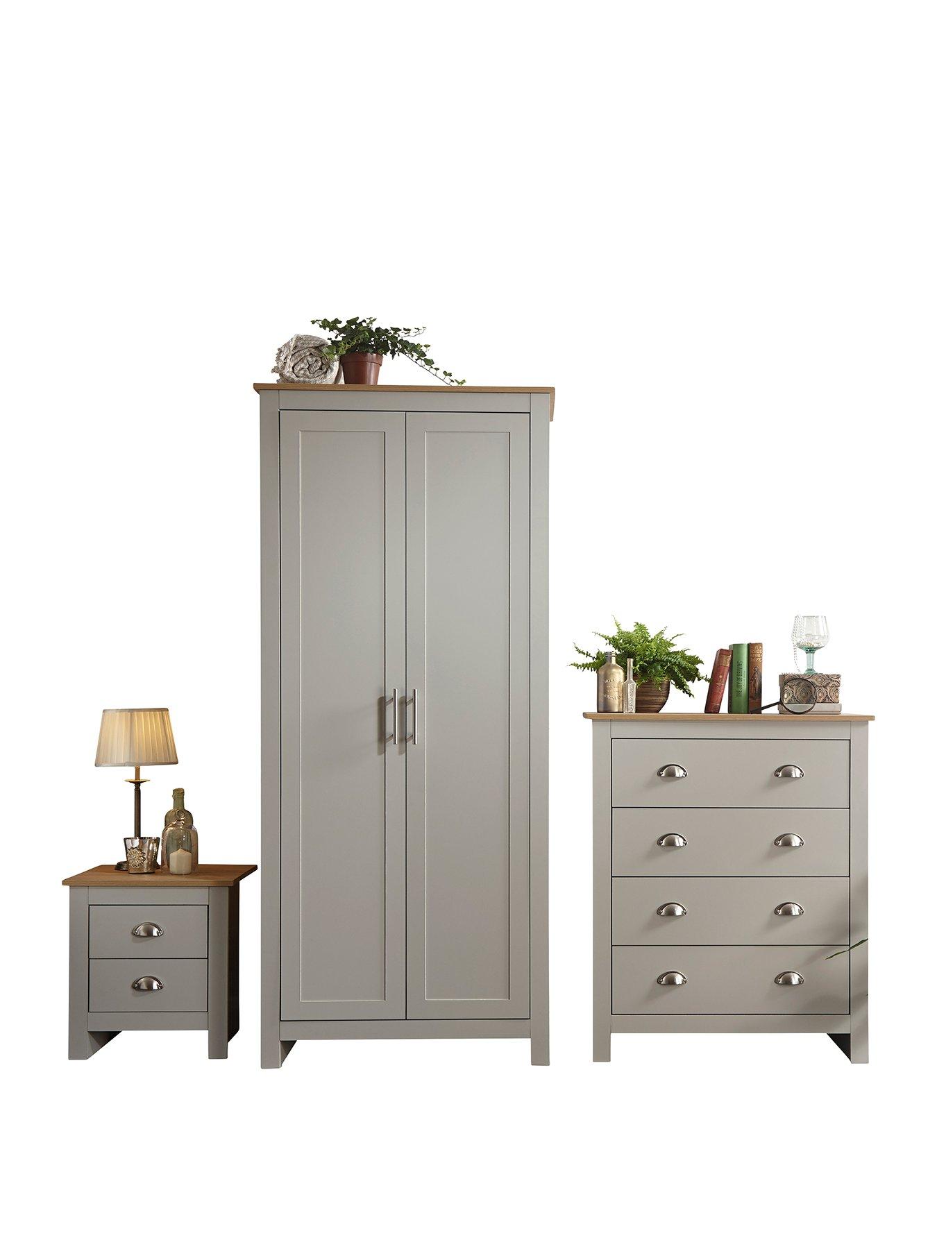 Lancaster 4 piece bedroom set deals grey