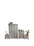  image of gfw-lancaster-4-piece-package-3-door-wardrobe-4-drawer-chest-and-2-bedside-chests