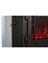  image of adam-fires-fireplaces-adam-huxley-in-pure-white-grey-with-sureflame-ripon-electric-stove-in-black-39-inch