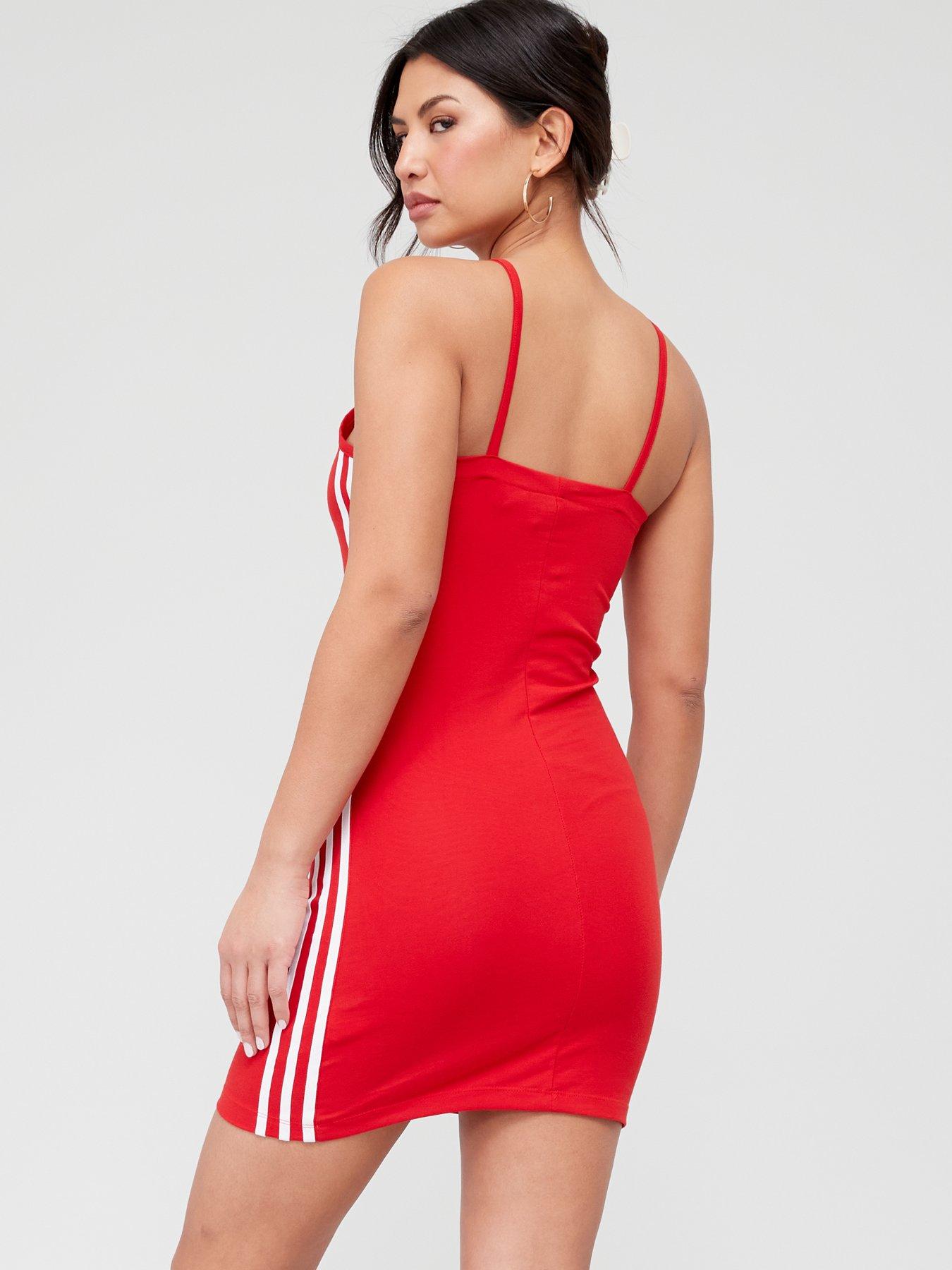  image of adidas-originals-mini-dress-red