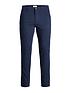  image of jack-jones-junior-boys-marco-bowie-chino-trousers-navy