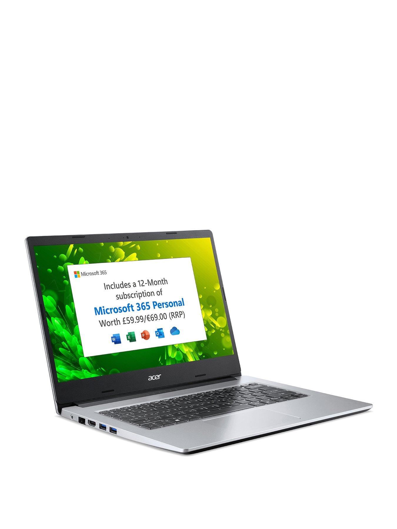 acer-aspire-1-a114-33-laptop-14in-hd-intel-celeron-4gb-ram-64gb-ssd-microsoft-365-personal-included-12-months-silver
