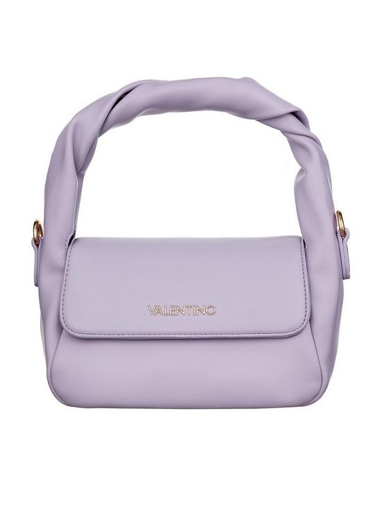 front image of valentino-bags-lemonade-crossbody-top-handle-bag-lilac