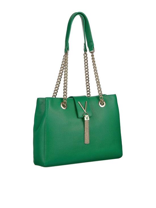 back image of valentino-bags-valentino-divina-large-tote-green
