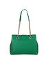  image of valentino-bags-valentino-divina-large-tote-green
